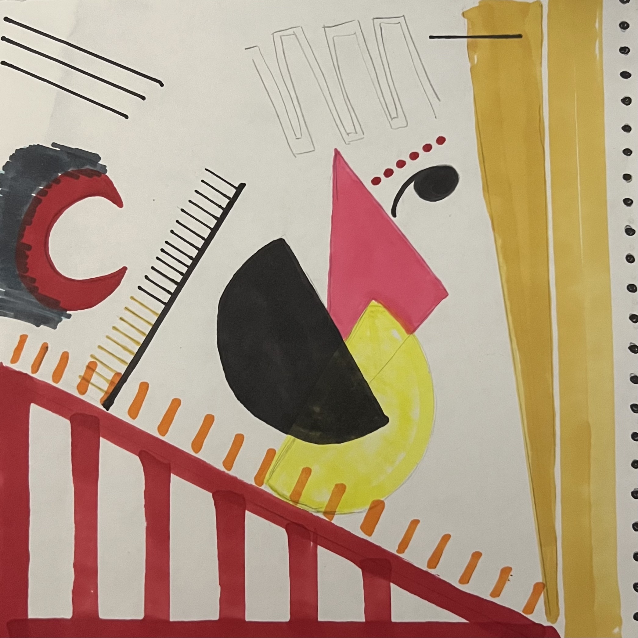 Data selfie based on Giorgia Lupi's How to draw your own selfie — using your personal data