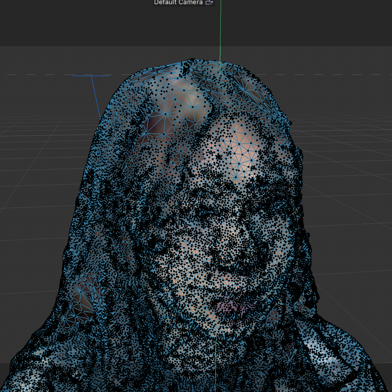Cinema 4D point re-meshing
